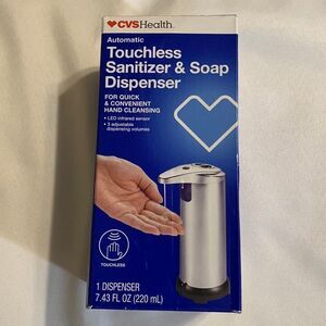 CVS health automatic touchless sanitizer and soap dispenser